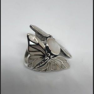 Silver dragonfly ring size 7